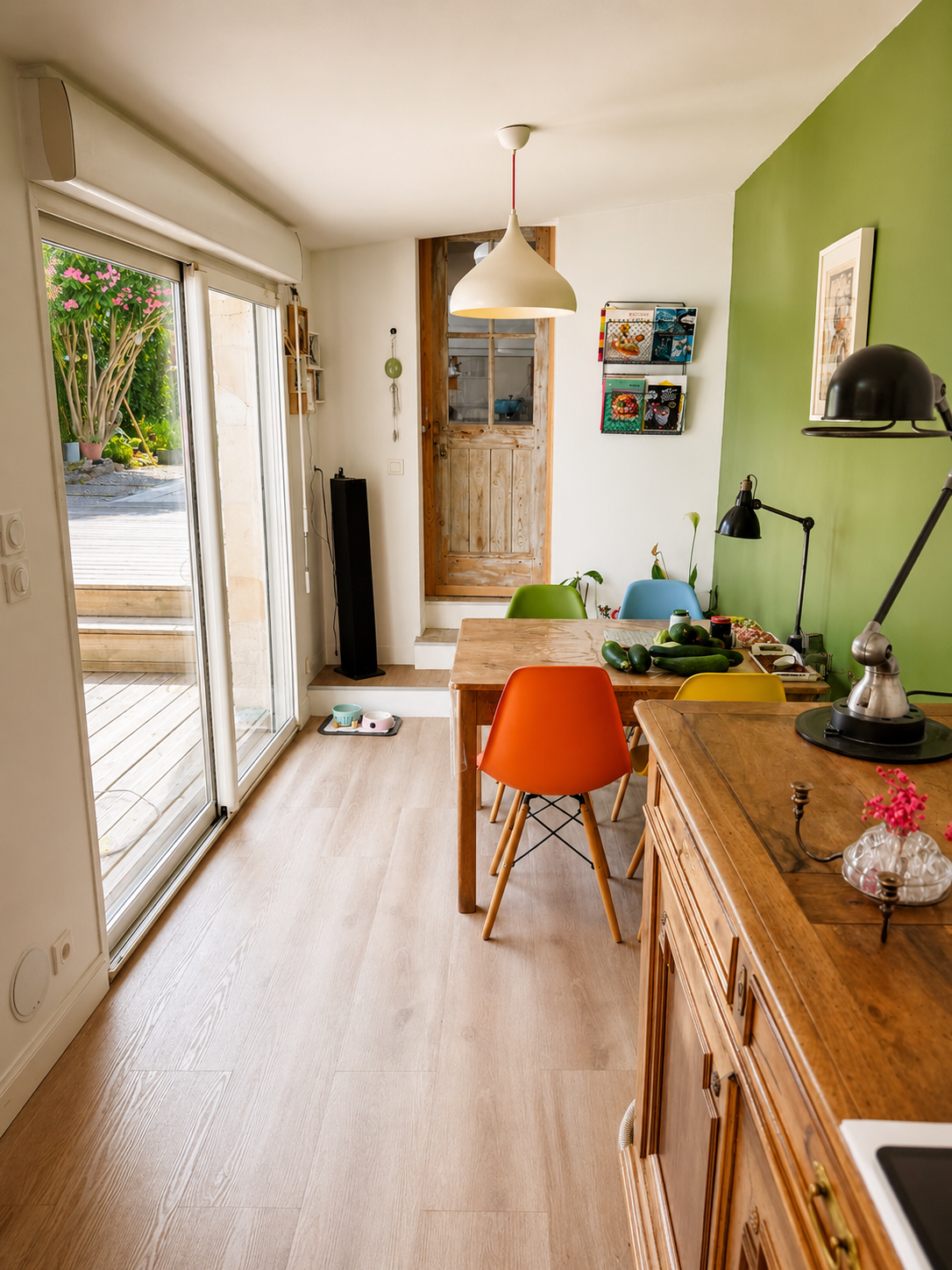 Ensemble immobilier de 134 m² — Saintes Rive Droite — Deux logements indépendants