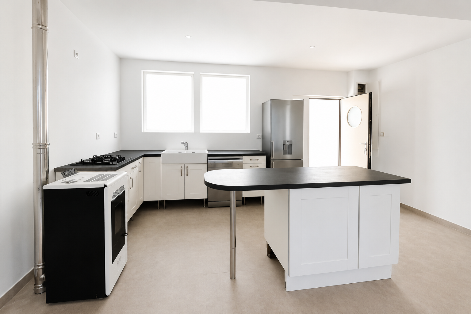 Maison de plain-pied rénovée à Royan – 92 m² – 3 chambres – Jardin – Véranda